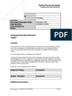 Assigning Descriptive Elements - SPD