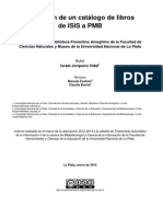 Migración de Un Catálogo de Libros de ISIS A PMB: Experiencia en La Biblioteca Florentino Ameghino de La Facultad de Ciencias Naturales y Museo de La Universidad Nacional de La Plata