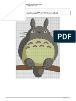 Patrón Totoro 17x25