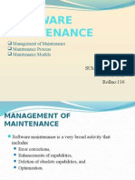 Software Maintenance Mis