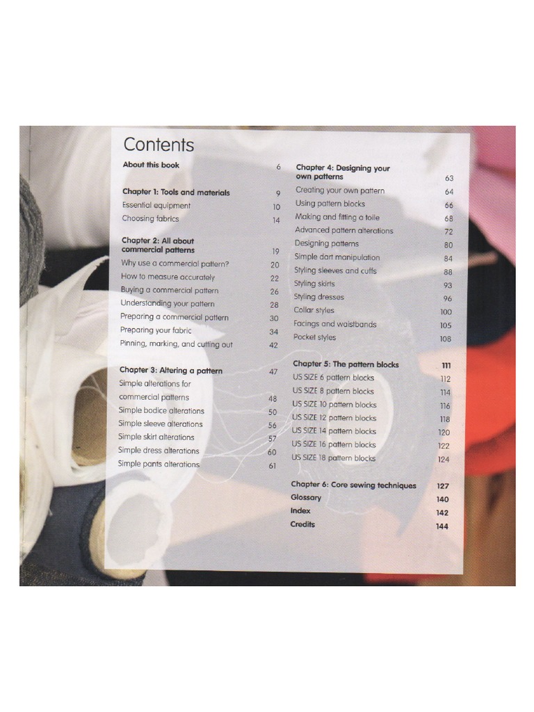 How To Use, Adapt, and Design Sewing Patterns PDF