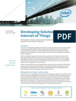 Developing Solutions For Iot