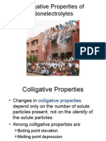 Colligative Properties of Nonelectrolytes (1)