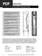 A1100 Overfill Prevention Valve