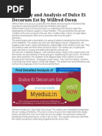 Download Dulce Et Decorum Est by Blie_demon SN253885974 doc pdf