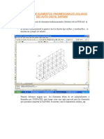 Importación Elemento Solidos Del Auto CAD Al SAP2000