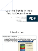 Oil Price Trends in India and Its Determinents