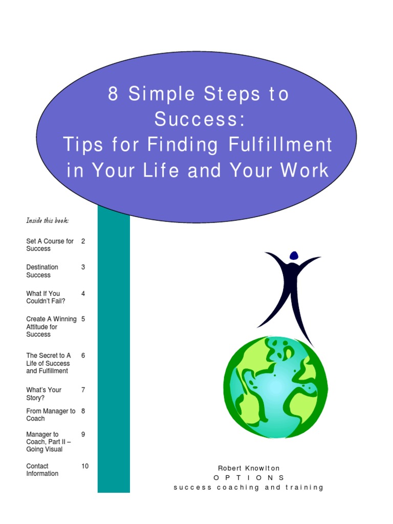 8 Simple Steps To Success PDF | PDF | Copyright | Goal