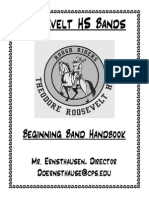 Roosevelt Hs Bands Student Handbook