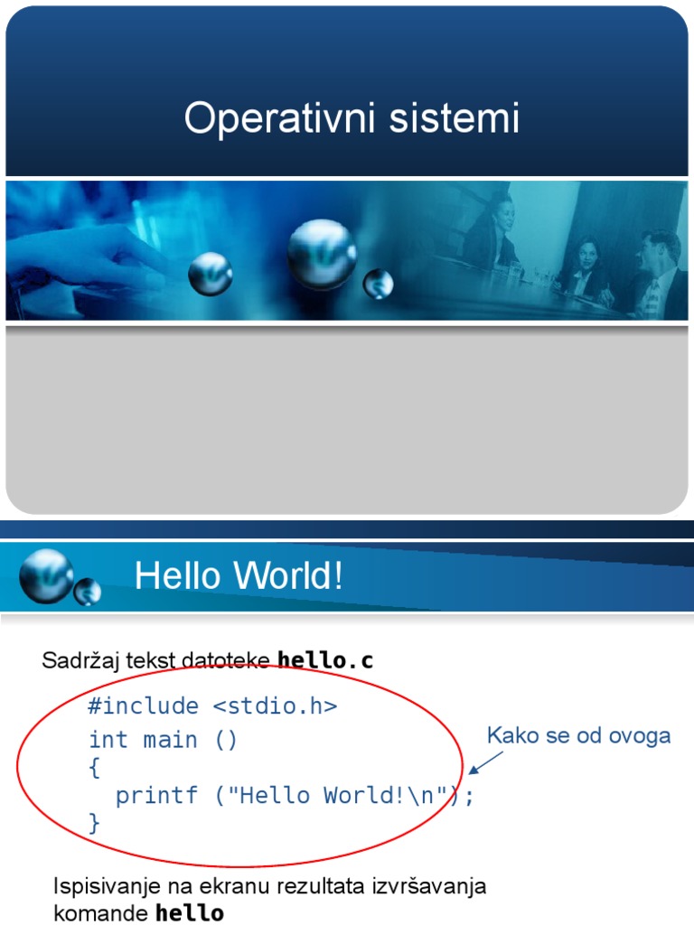 Operativni sistemi