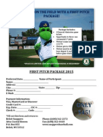 First Pitch Package Order Form