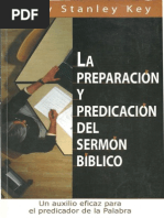 La Preparacion y Predicacion de - Jerry Stanley Key