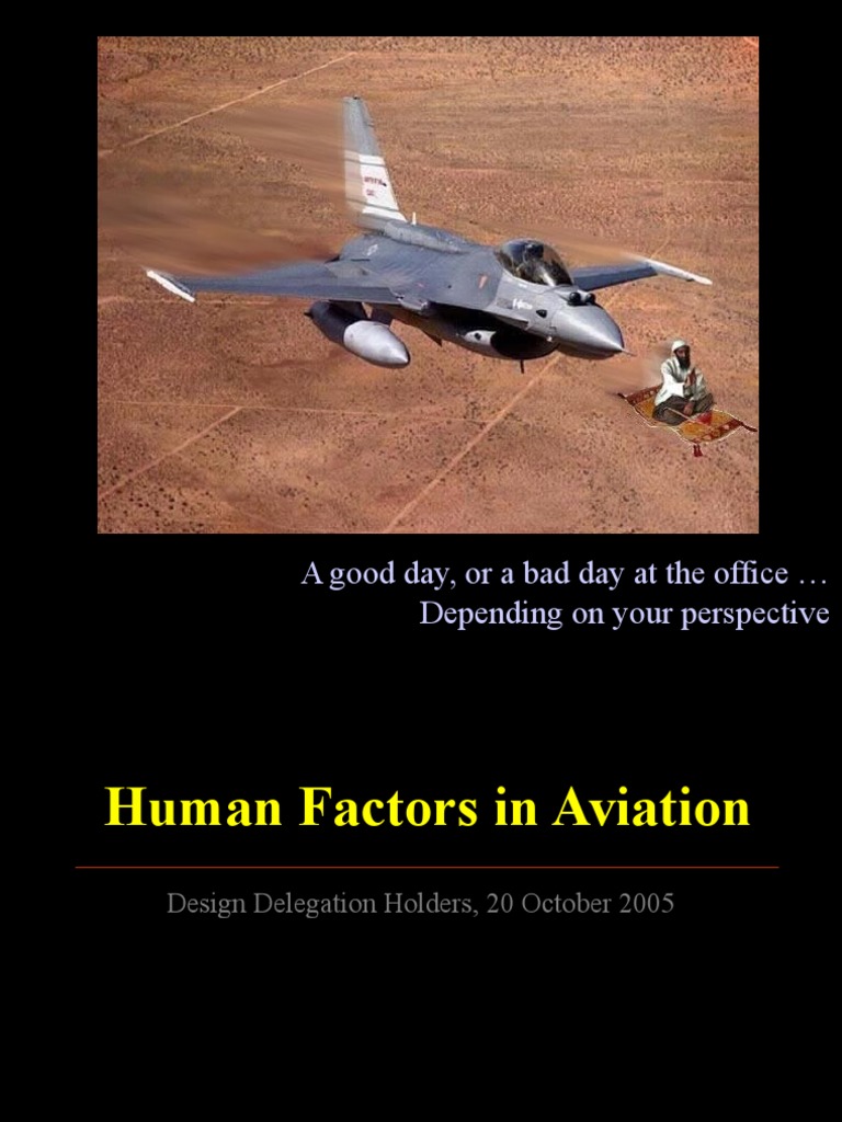 Human factors job positions in aviation