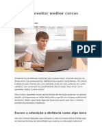 Como Aproveitar Melhor Cursos Online