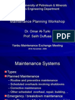 Maintenance Planning Chapters 5& 6