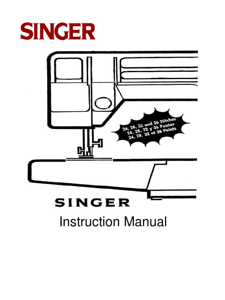 How to thread the Singer 4830 sewing machine  Sewing machine, Sewing  machine manuals, Sewing