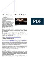 How to Learn a New Skill Fast - Forbes