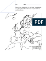 Post-Wwii Europe Map Activity