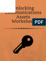 Unlocking Communications Assets Worksheet