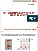 Mass Transfer Equations and Applications