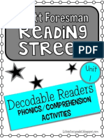 Reading Street Unit 1 Decodable 1 First Grade