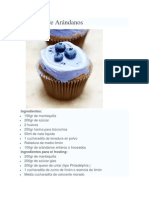 Cupcakes de Arándanos