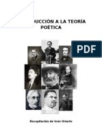 Introducción A La Teoría Poética Propuesta de Portada