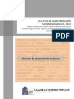 Encuesta de Caracterización Sociodemográfica 2013