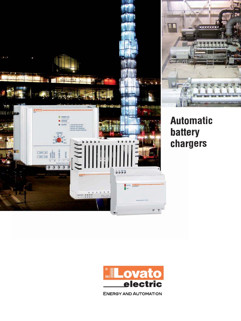 Lovato Automatic Battery Charger Model BCE PDF PDF Battery Charger Relay