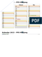 Kalendar 2015 - PPD Manjung: Januari Februari Mac