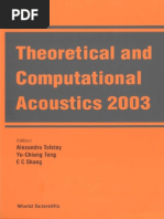 Theoretical and Computational Acoustics