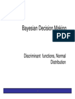 009bayesian Decision Theory Discriminant Functions