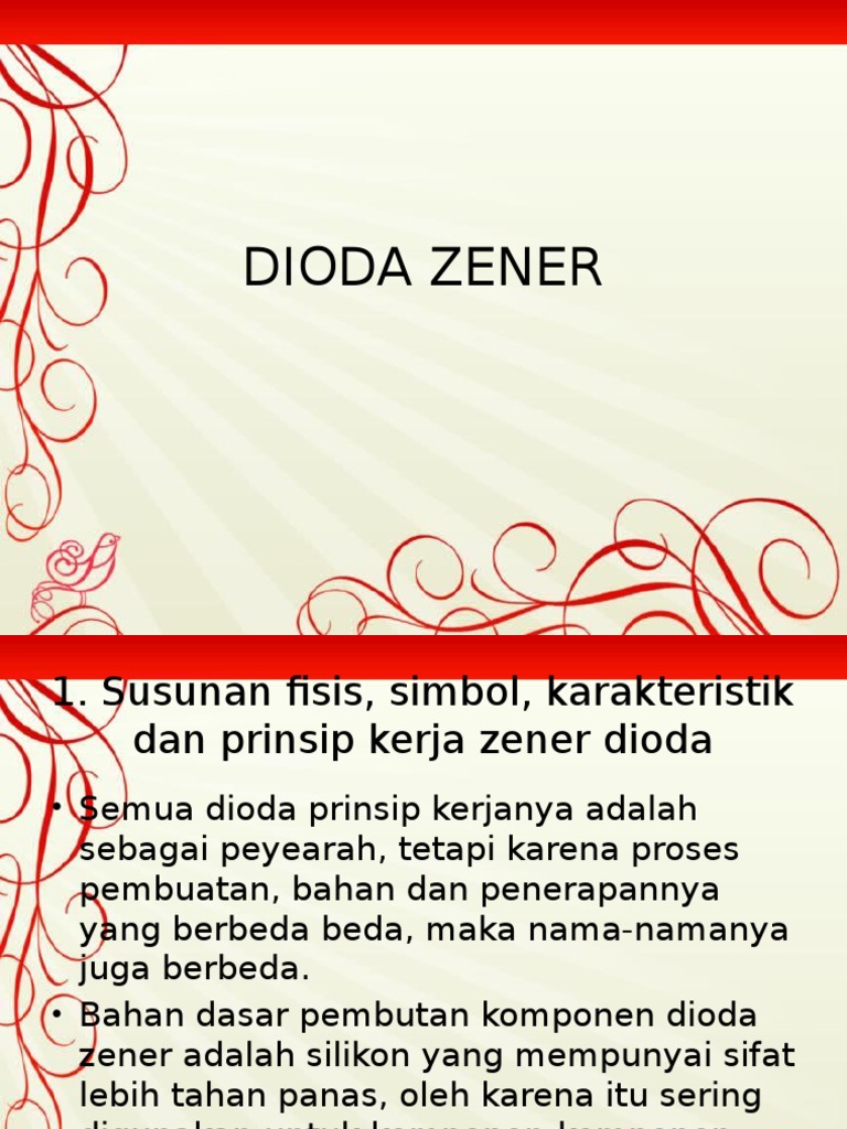 DIODA  ZENER   DIODA  ZENER