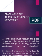 analysis of alternatives of recovery.pptx