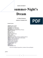 A Midsummer Night's Dream RIDER Script