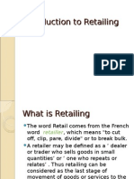 Introduction To Retailing Full - Shailja