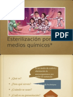 Esterilización Por Medios Químicos