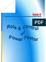 Role of Control of Power Factor