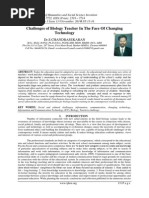 	Challenges of Biology Teacher In The Face Of Changing Technology