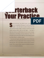 Quarterback Your Practice