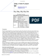T1, T1c, T2, T3, T4 Digital Line Standards Overview