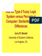 Interval Type-2  Fuzzy logic vs Perceptual Computing