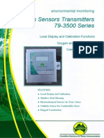 Gas Sensors Transmitters 79-3500 Series: Environmental Monitoring