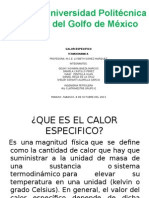 Calores especificos