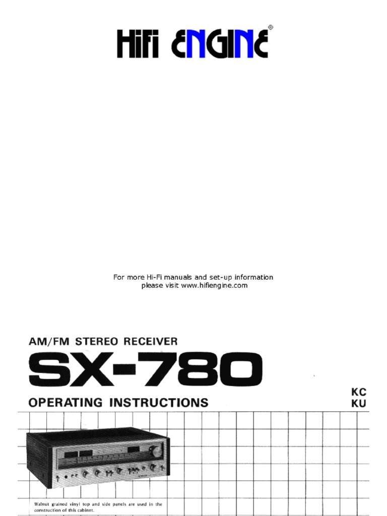 Hfe Pioneer Sx-780 | PDF