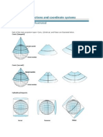 Projection Types: Illustrated: Each of The Main Projection Types-Conic, Cylindrical, and Planar Are Illustrated Below