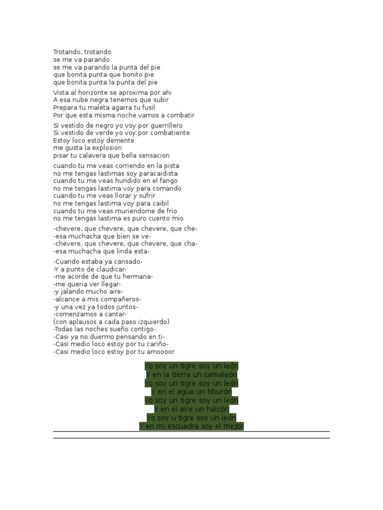 Cantos Militares