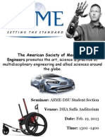 ASME Student Seminar on Free Membership