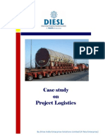Case Study on logistics for large scale projects