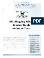 EFL Blogging School Teacher Guide